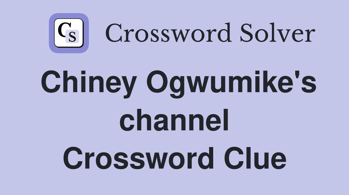 Chiney Ogwumike's channel Crossword Clue