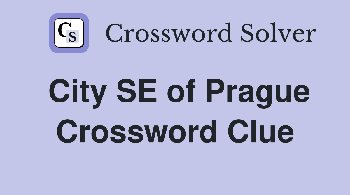 City SE of Prague Crossword Clue
