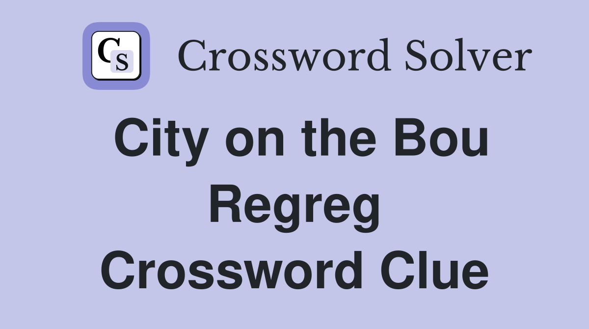 City on the Bou Regreg Crossword Clue