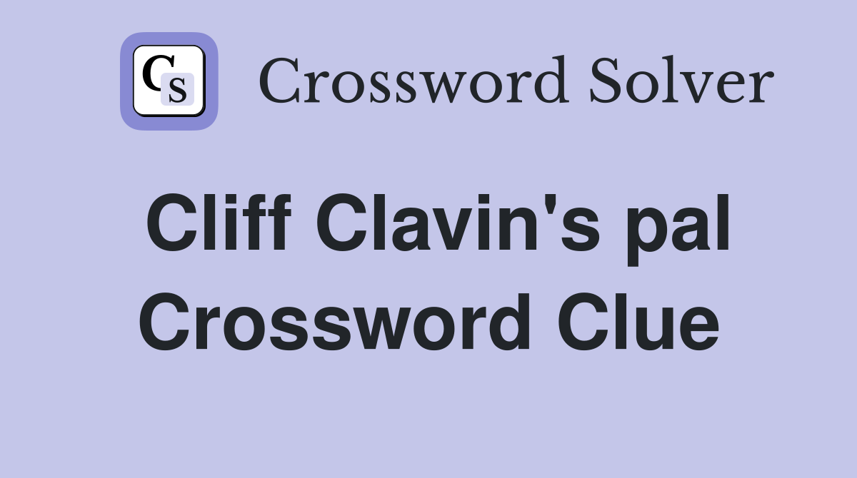 Cliff Clavin's pal Crossword Clue