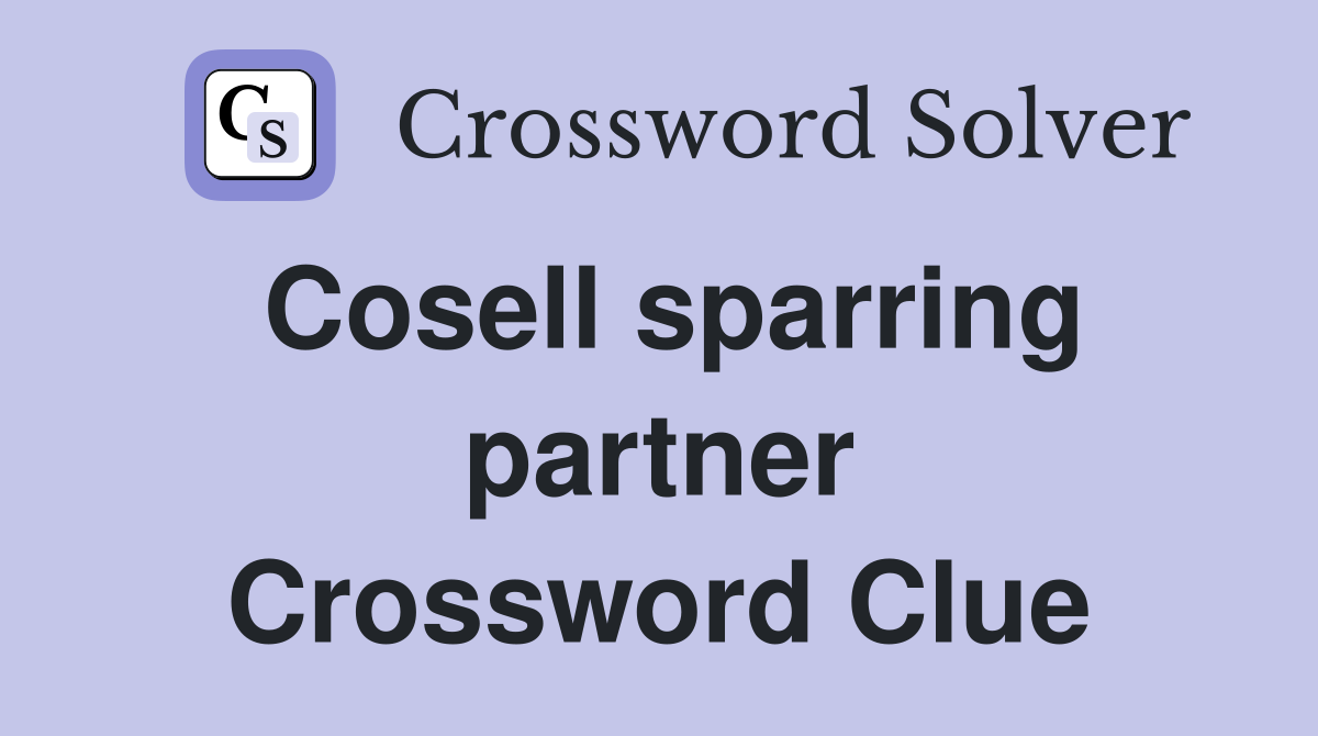 Cosell sparring partner Crossword Clue