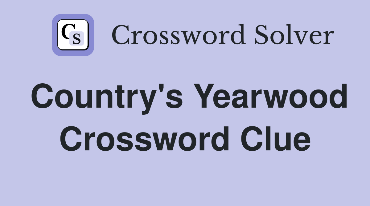 Country's Yearwood Crossword Clue