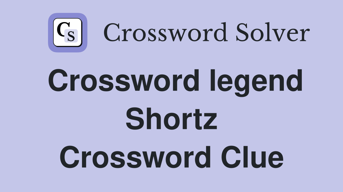 Crossword legend Shortz Crossword Clue