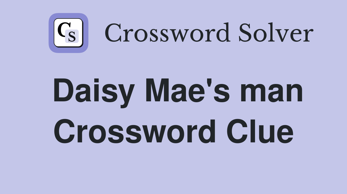 Daisy Mae's man Crossword Clue