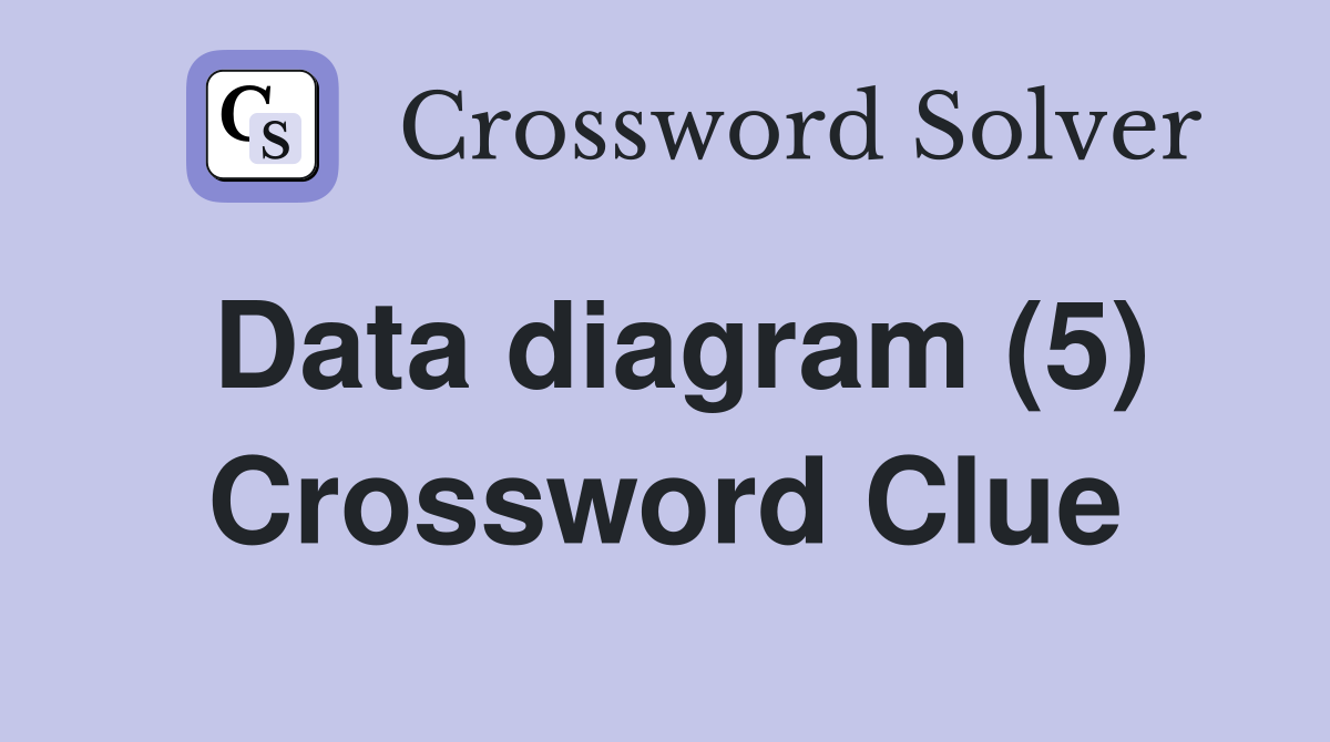 Data diagram (5) Crossword Clue