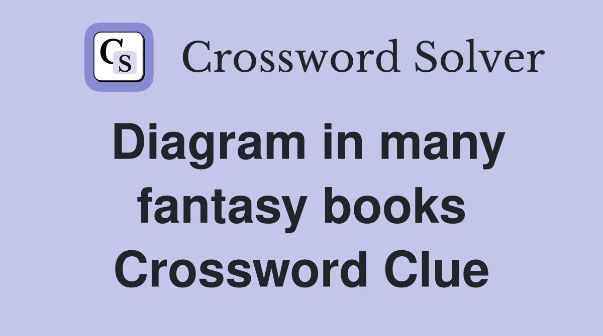 Diagram in many fantasy books Crossword Clue