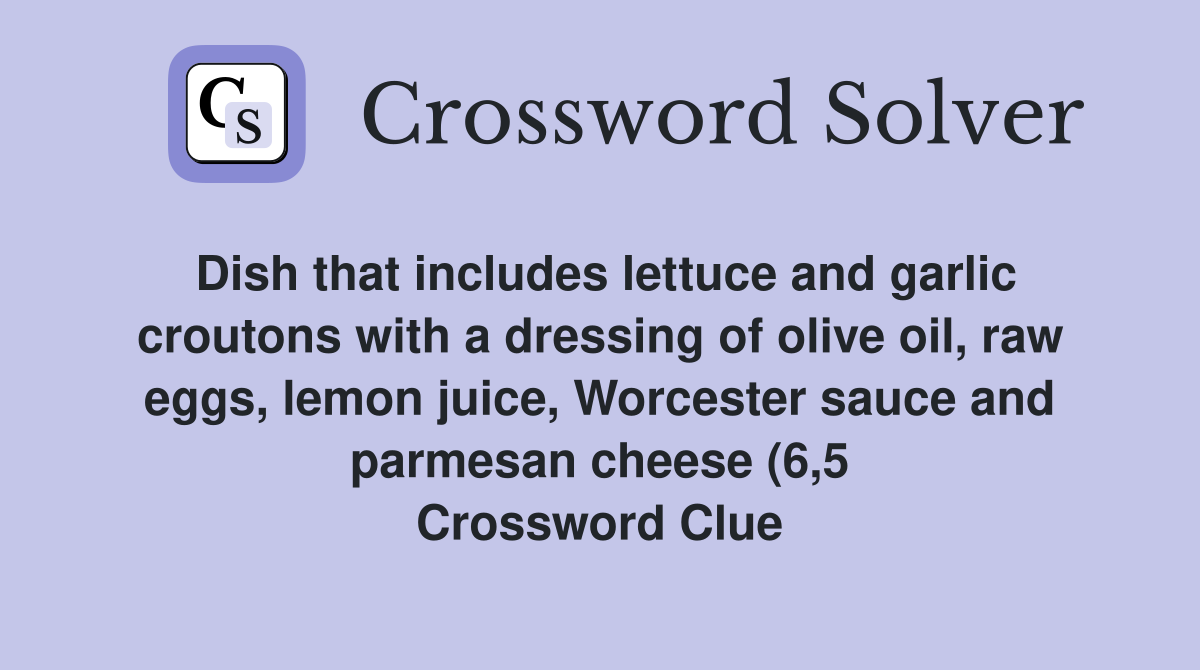 Dish that includes lettuce and garlic croutons with a dressing of olive Dish that includes lettuce and garlic croutons with a dressing of olive