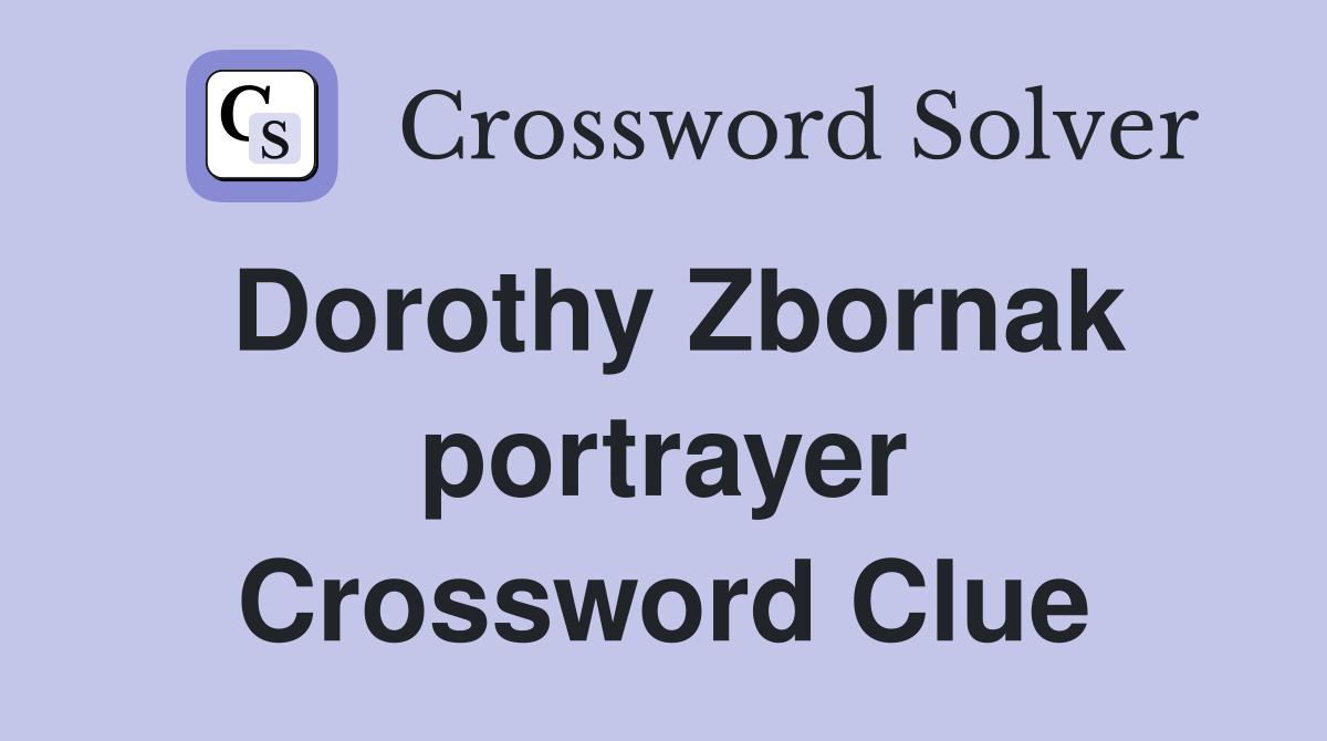Dorothy Zbornak portrayer Crossword Clue
