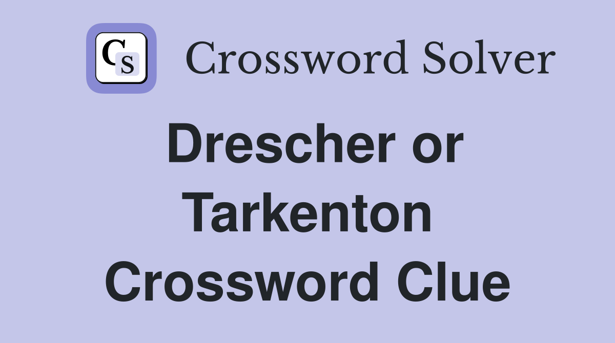Drescher or Tarkenton Crossword Clue