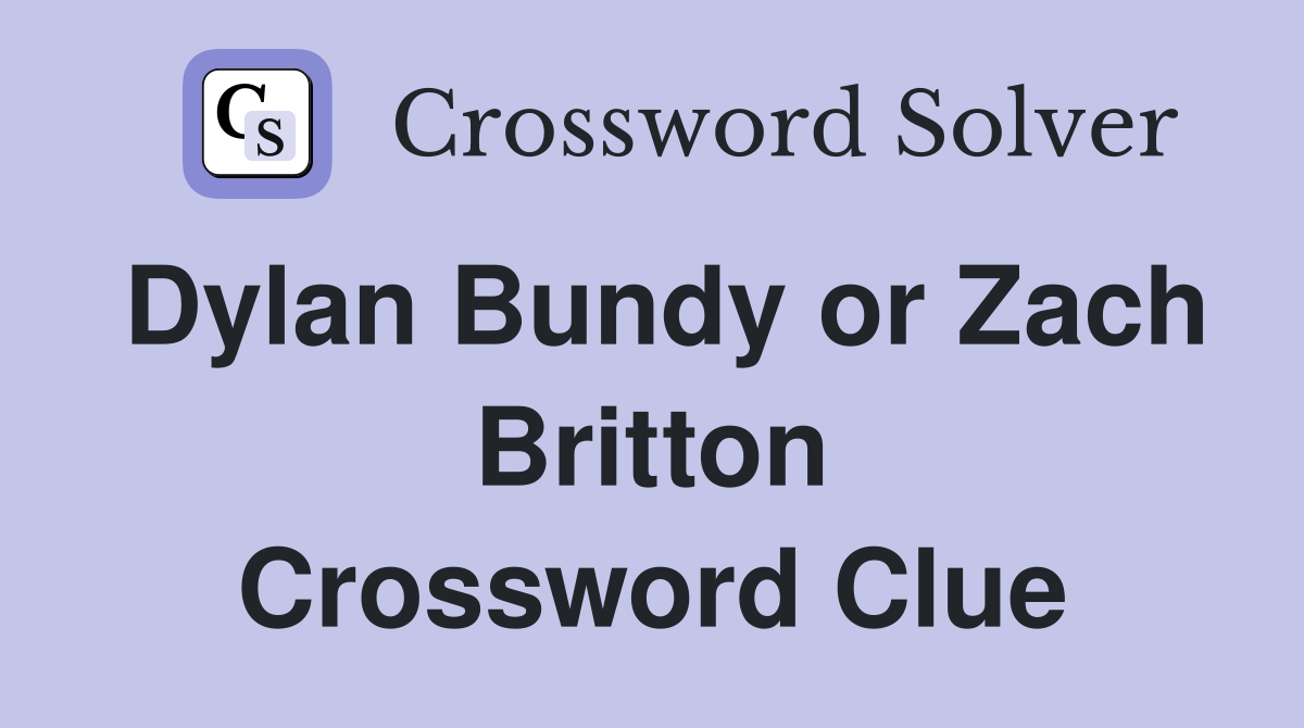 Dylan Bundy or Zach Britton Crossword Clue