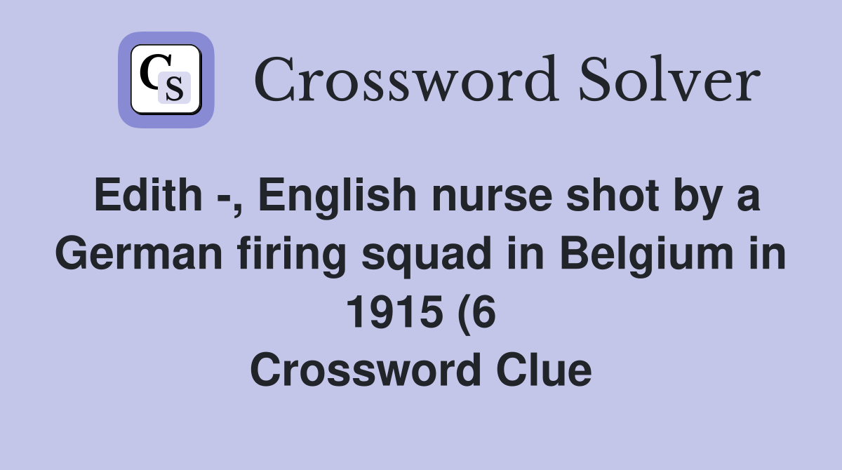 Edith English nurse shot by a German firing squad in Belgium in 1915 Edith English nurse shot by a German firing squad in Belgium in 1915