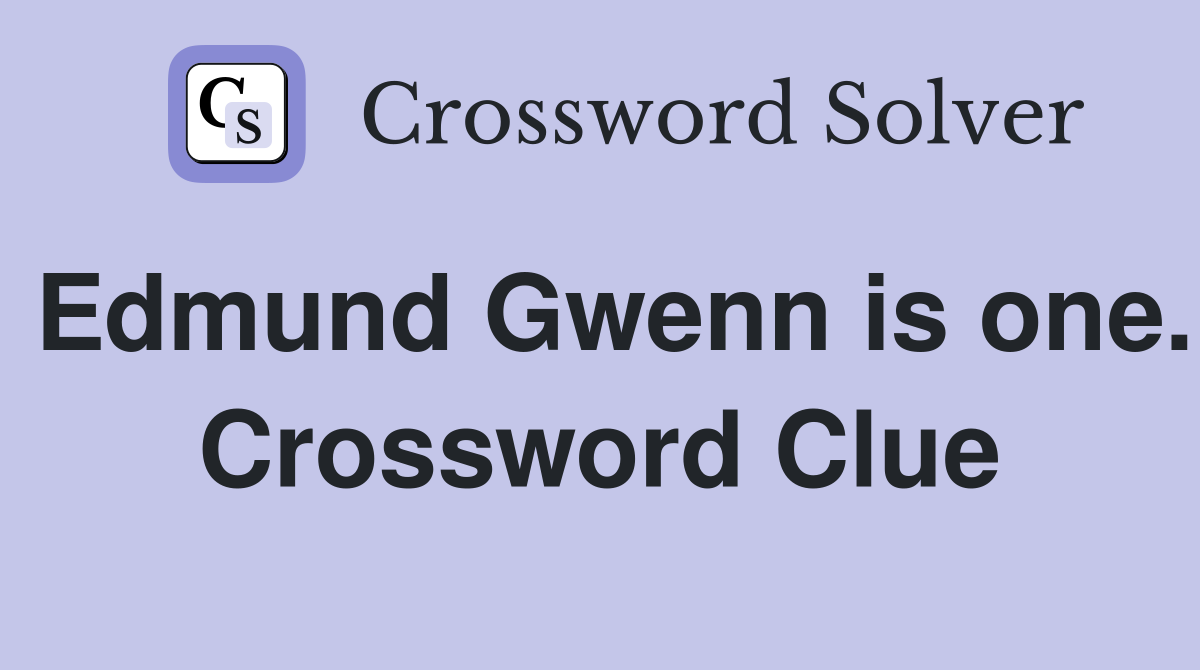 Edmund Gwenn is one. Crossword Clue