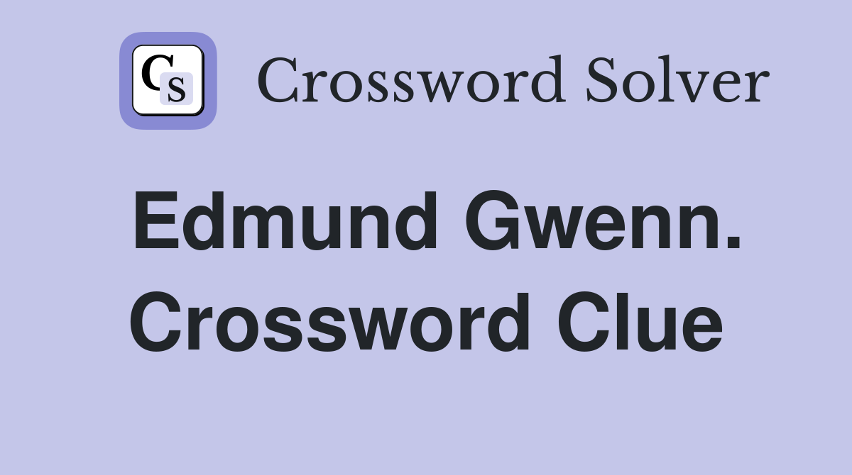 Edmund Gwenn. Crossword Clue