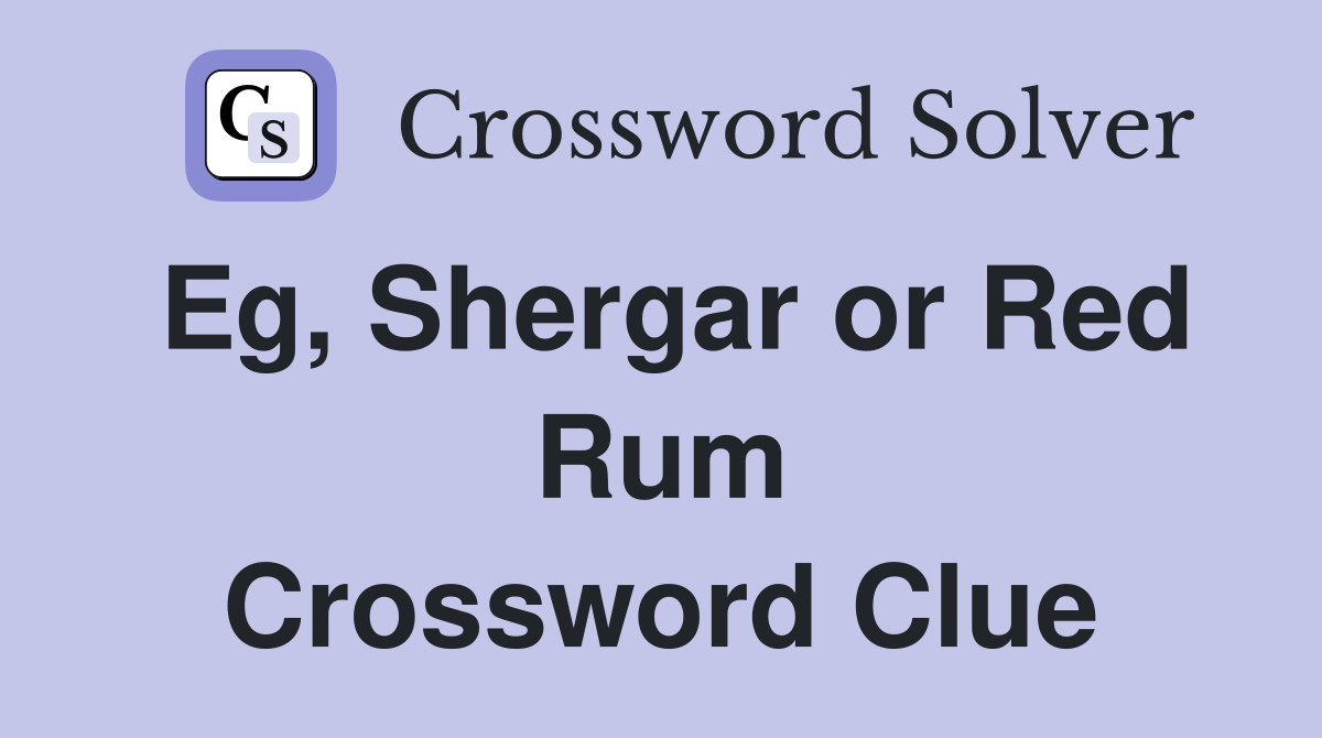Eg, Shergar or Red Rum Crossword Clue