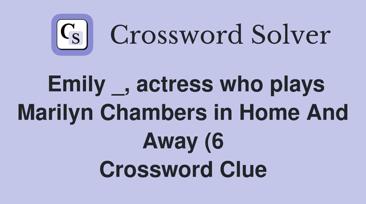 Emily actress who plays Marilyn Chambers in Home And Away (6 Emily actress who plays Marilyn Chambers in Home And Away (6