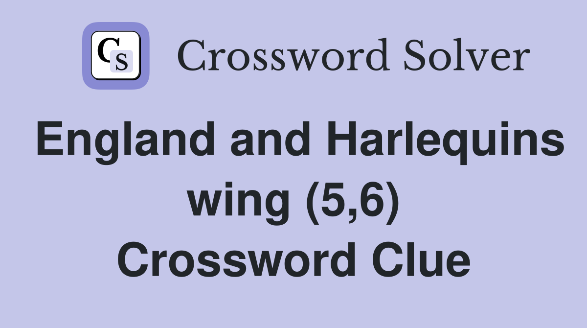 England and Harlequins wing (5,6) Crossword Clue