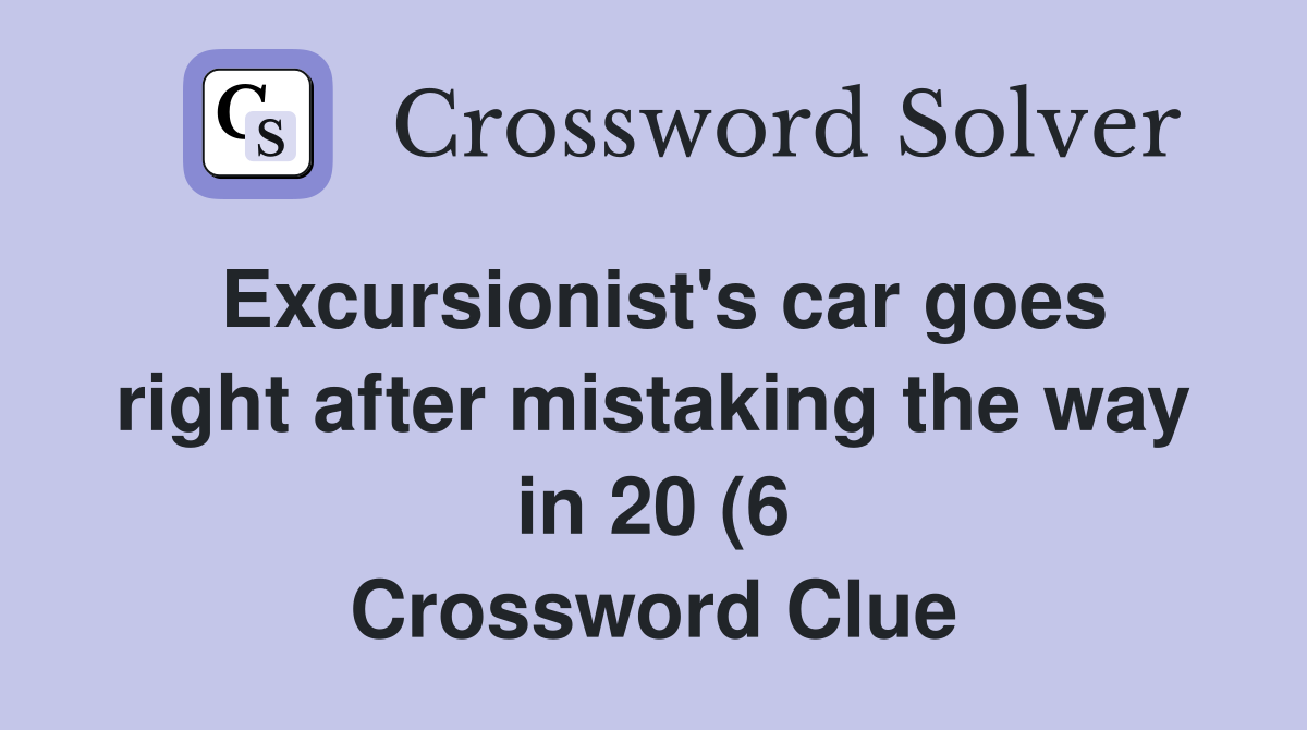 Excursionist #39 s car goes right after mistaking the way in 20 (6 Excursionist #39 s car goes right after mistaking the way in 20 (6