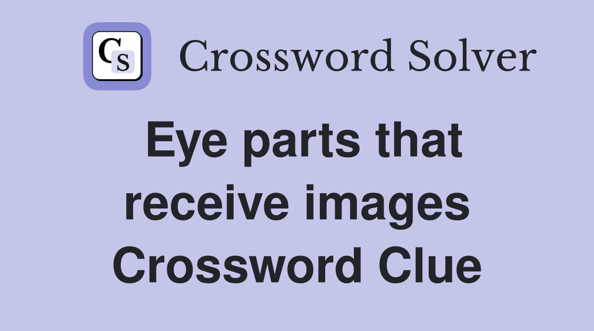 Eye parts that receive images Crossword Clue