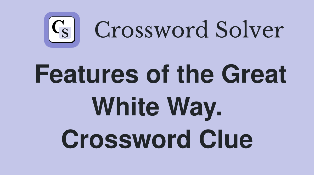 Features of the Great White Way. Crossword Clue
