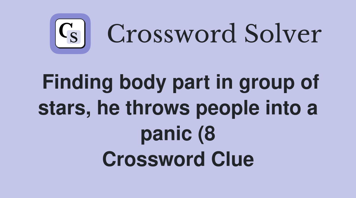 Finding body part in group of stars he throws people into a panic (8 Finding body part in group of stars he throws people into a panic (8