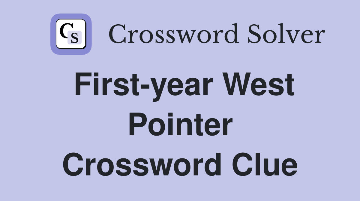First-year West Pointer Crossword Clue
