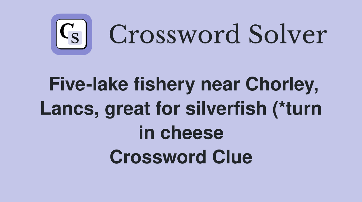 Five lake fishery near Chorley Lancs great for silverfish (*turn in Five lake fishery near Chorley Lancs great for silverfish (*turn in