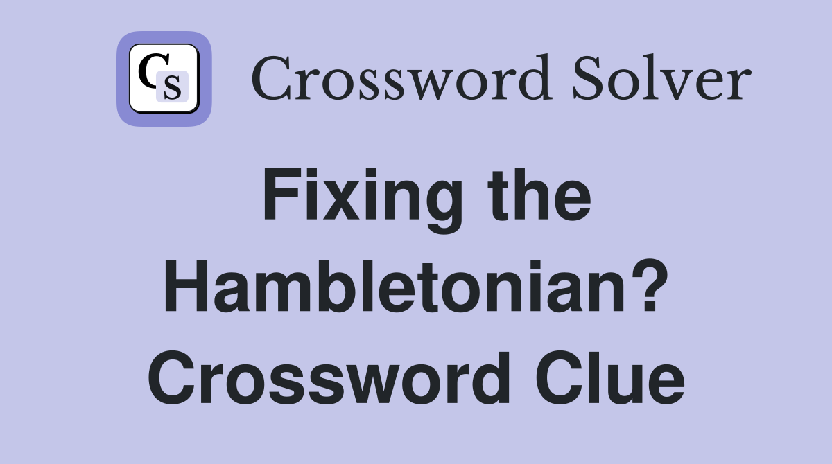 Fixing the Hambletonian? Crossword Clue