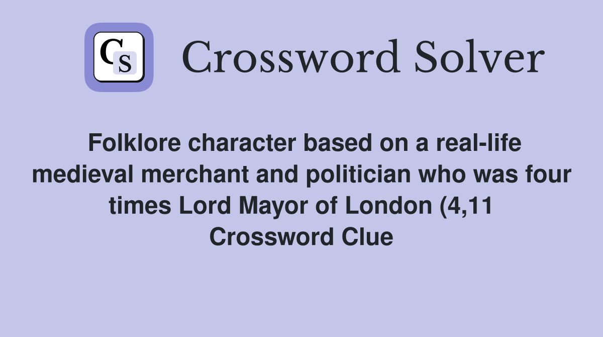 Folklore character based on a real life medieval merchant and Folklore character based on a real life medieval merchant and