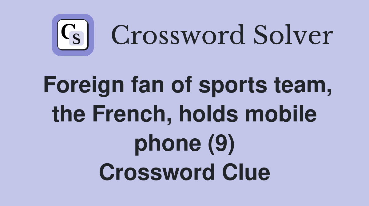 Foreign fan of sports team the French holds mobile phone (9