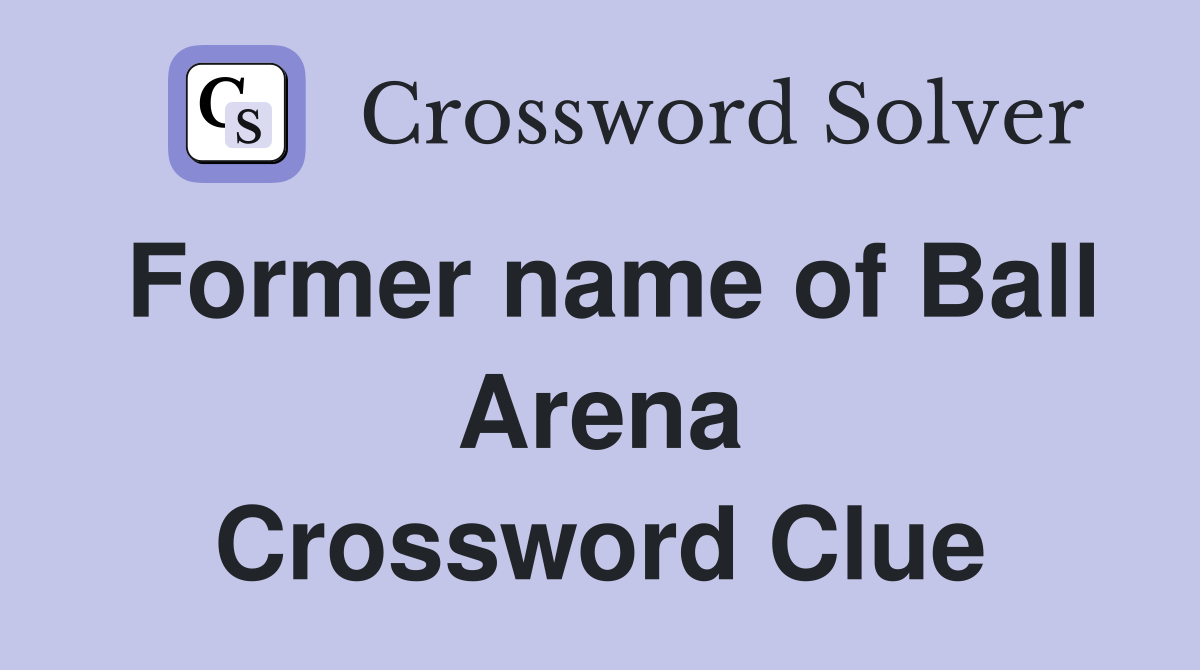 Former name of Ball Arena Crossword Clue