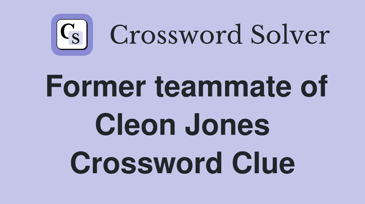 Former teammate of Cleon Jones Crossword Clue