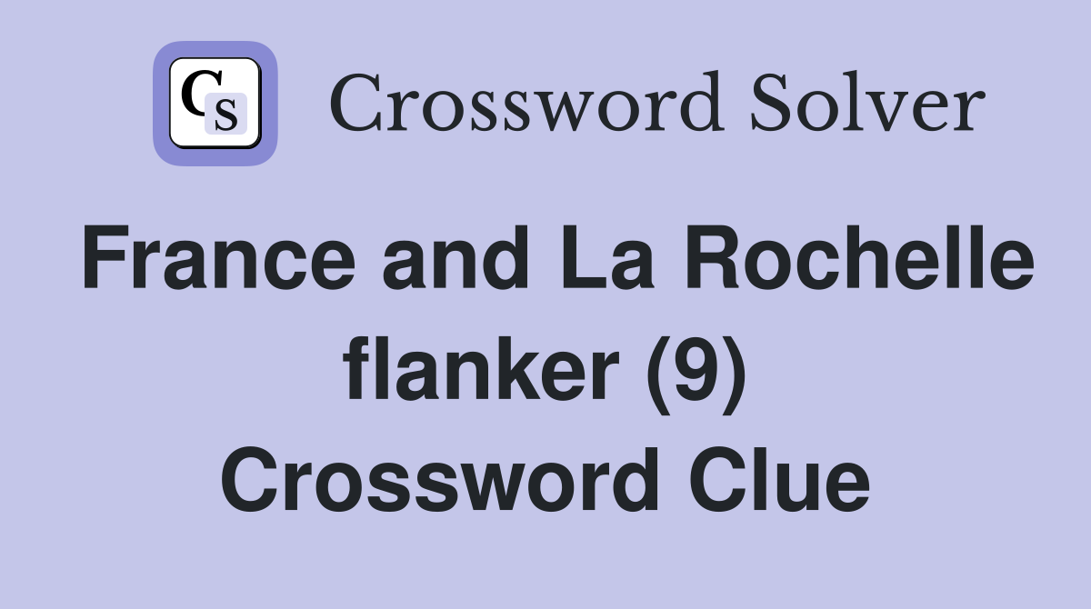France and La Rochelle flanker (9) Crossword Clue