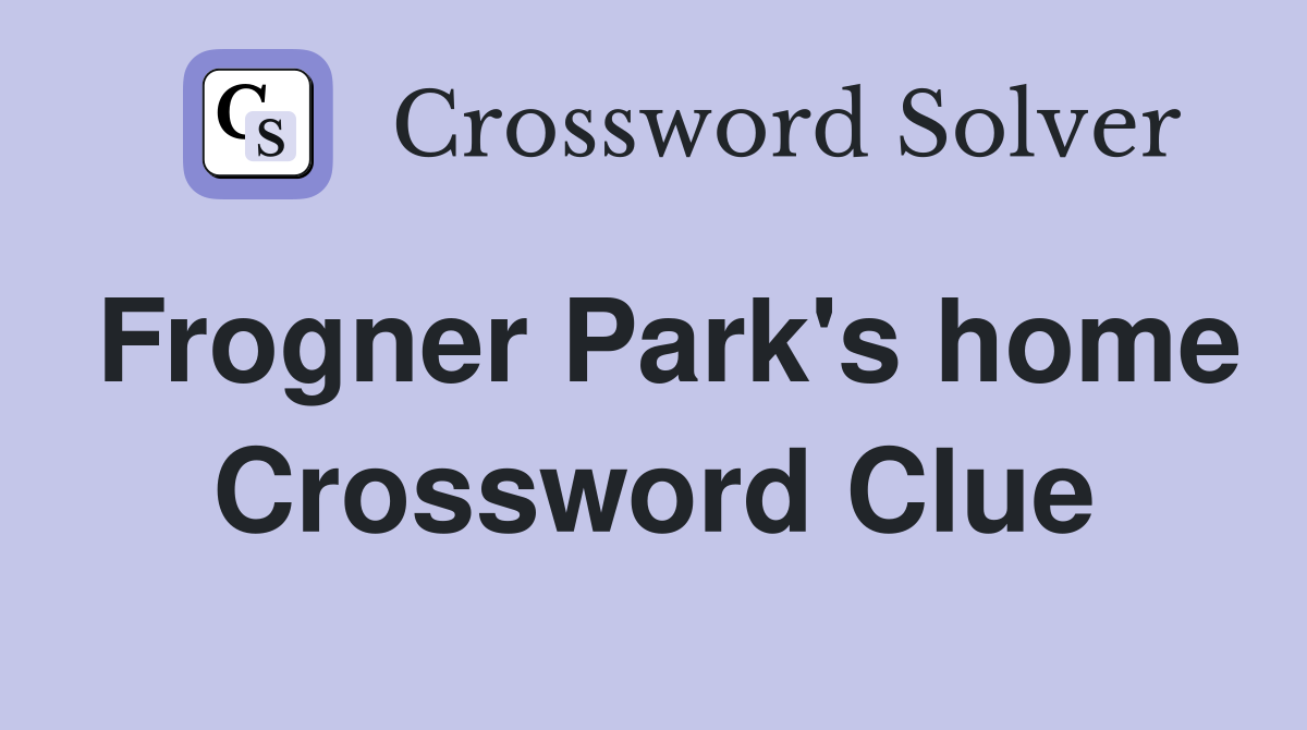 Frogner Park's home Crossword Clue