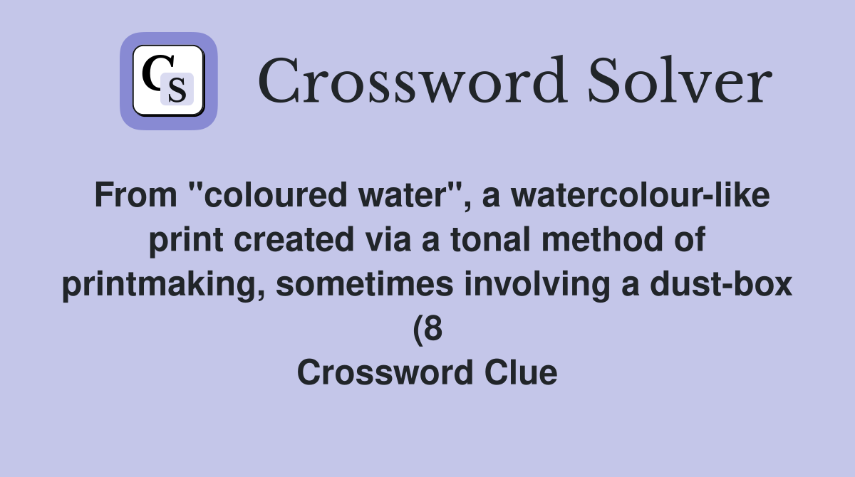 From quot coloured water quot a watercolour like print created via a tonal From quot coloured water quot a watercolour like print created via a tonal