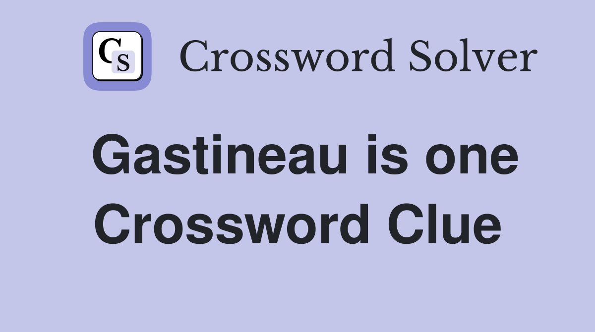 Gastineau is one Crossword Clue