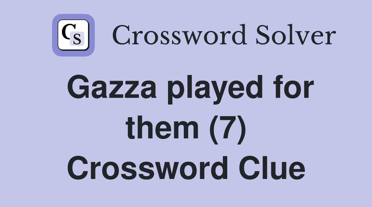 Gazza played for them (7) Crossword Clue