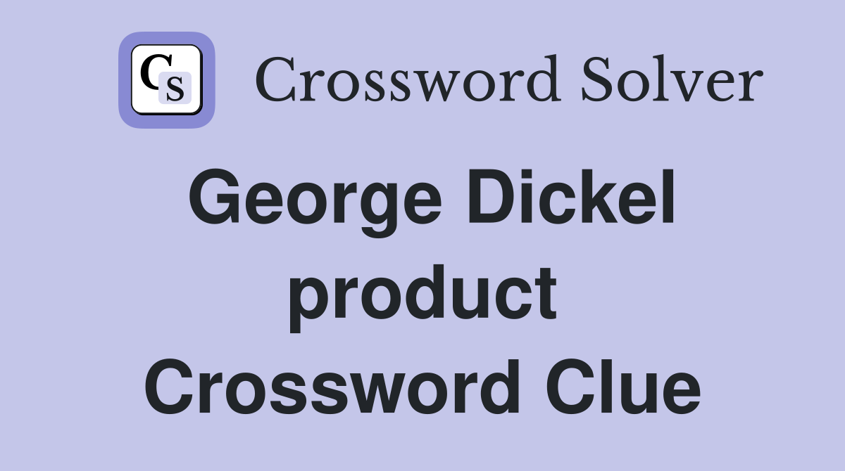 George Dickel product Crossword Clue