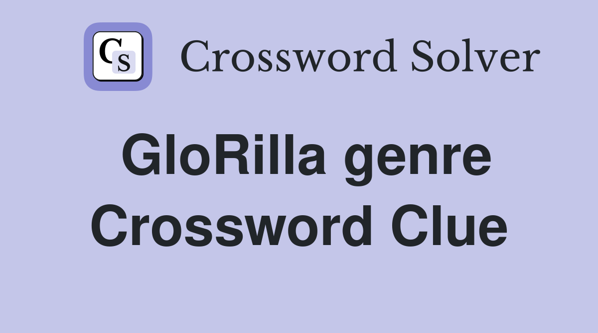 GloRilla genre Crossword Clue