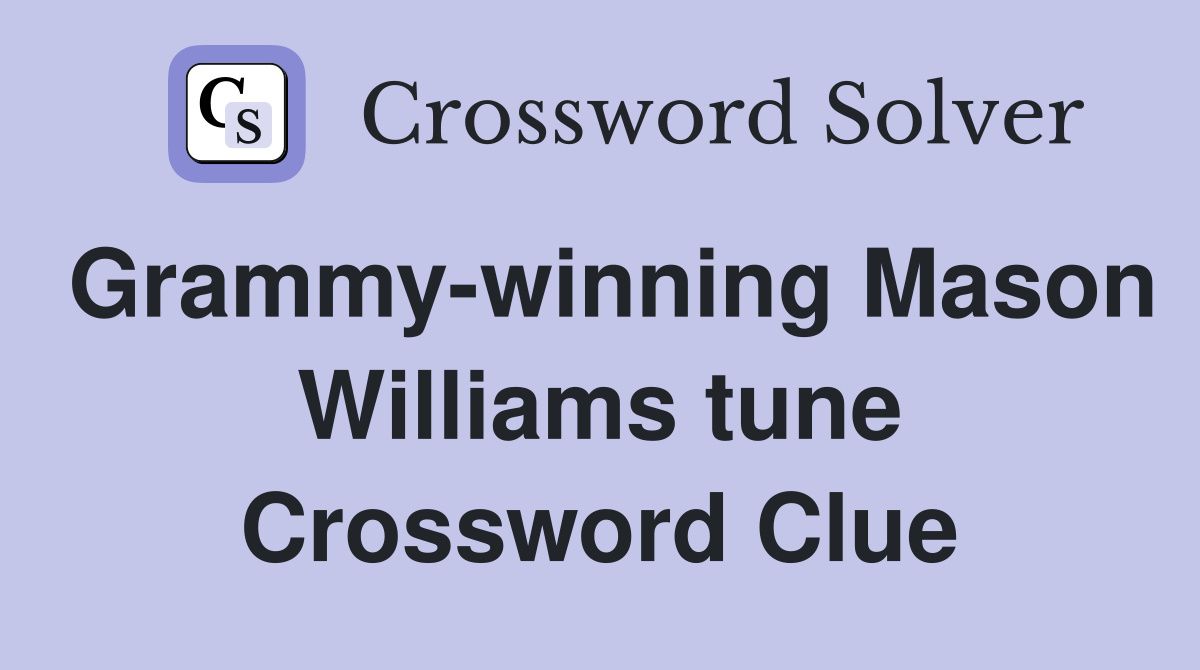 Grammy-winning Mason Williams tune Crossword Clue