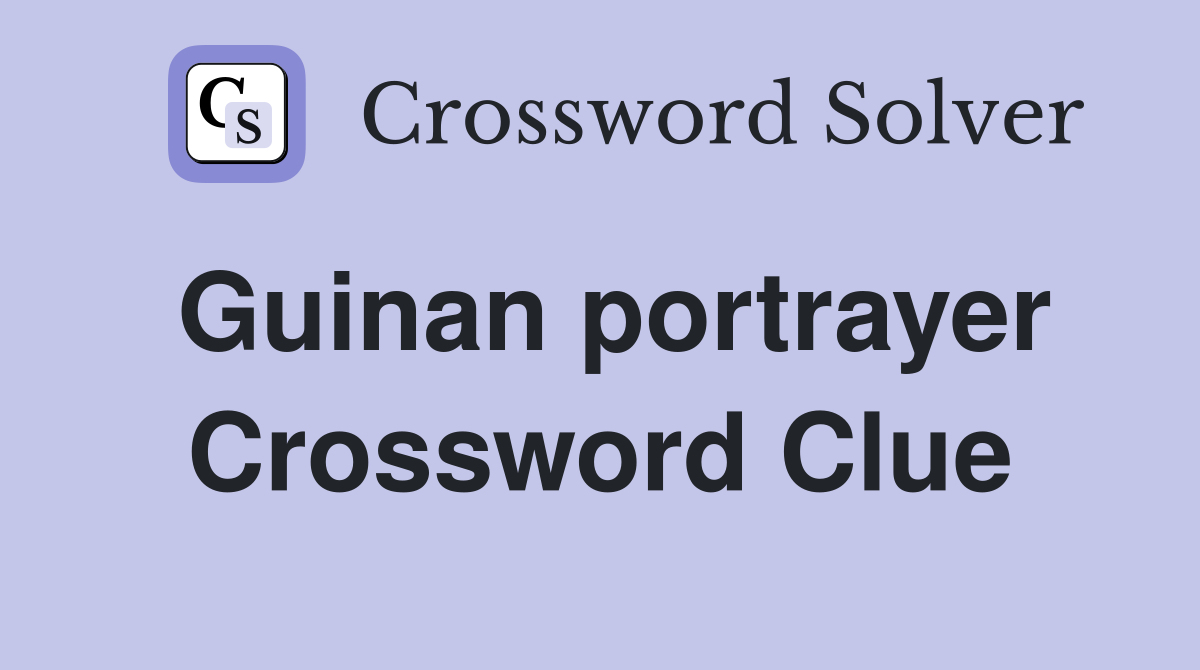 Guinan portrayer Crossword Clue