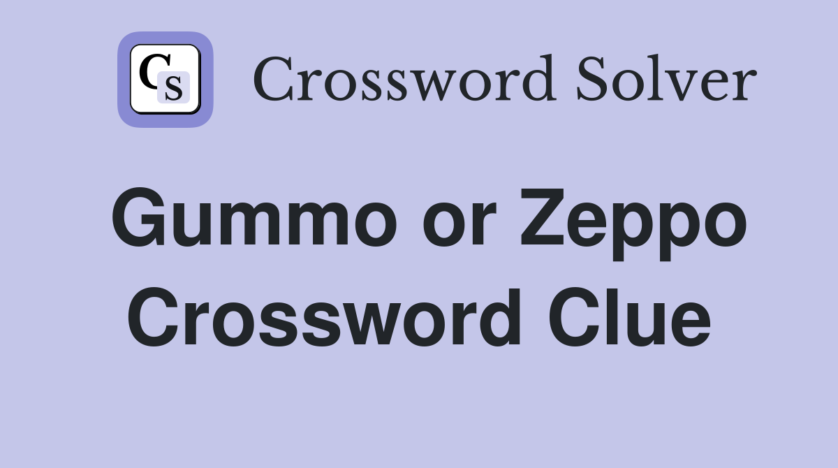 Gummo or Zeppo Crossword Clue