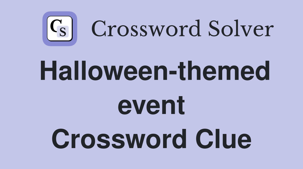 Halloween-themed event Crossword Clue