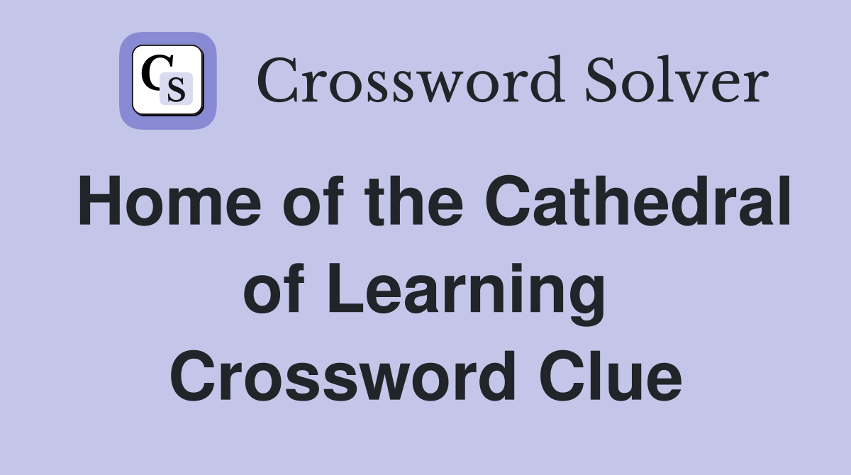 Home of the Cathedral of Learning Crossword Clue