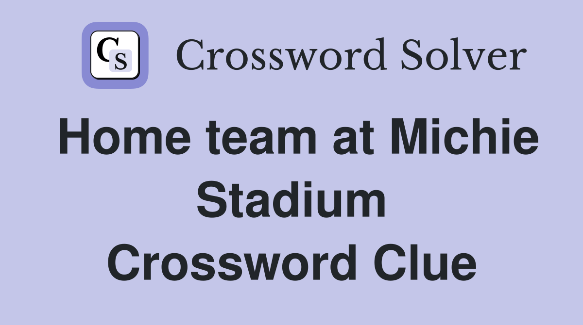 Home team at Michie Stadium Crossword Clue