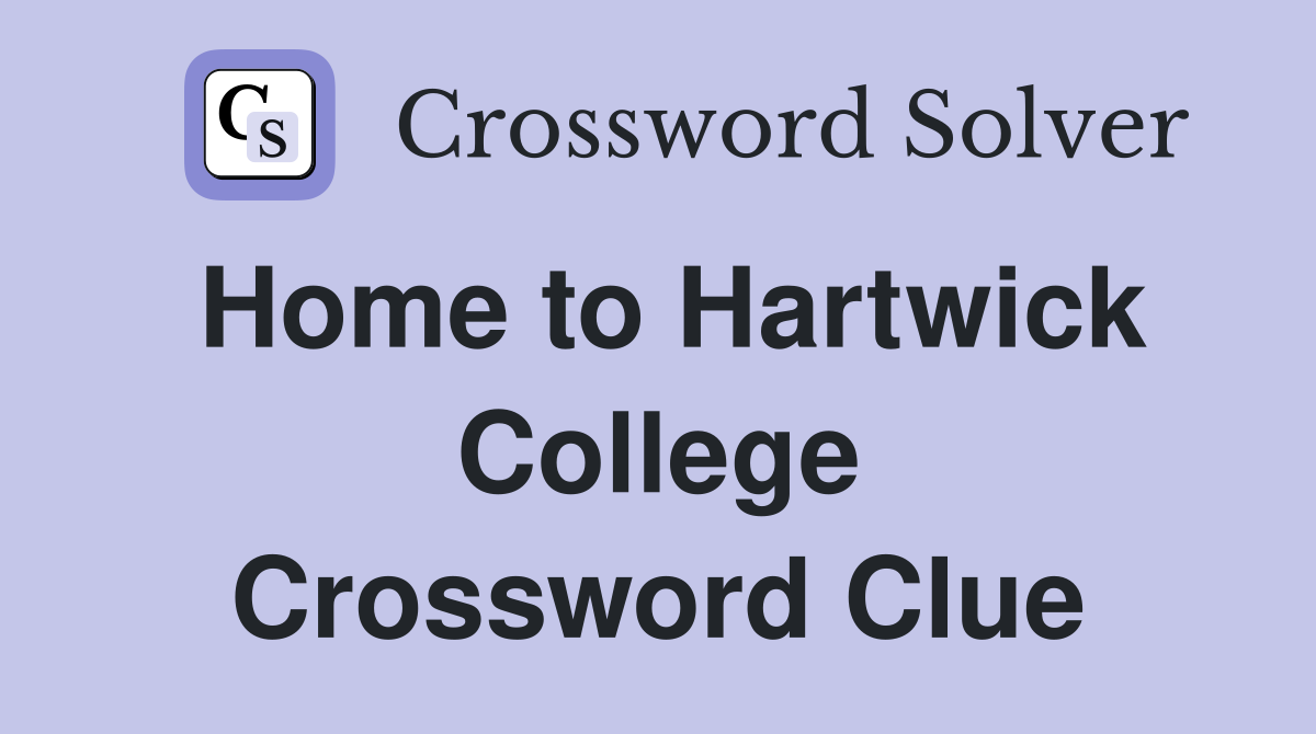 Home to Hartwick College Crossword Clue