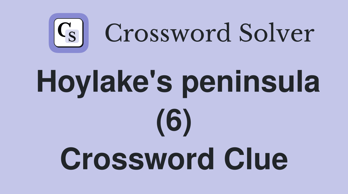 Hoylake's peninsula (6) Crossword Clue