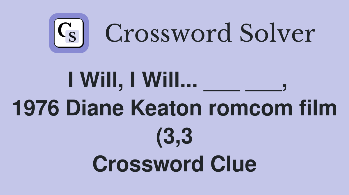 I Will I Will 1976 Diane Keaton romcom film (3 3 I Will I Will 1976 Diane Keaton romcom film (3 3