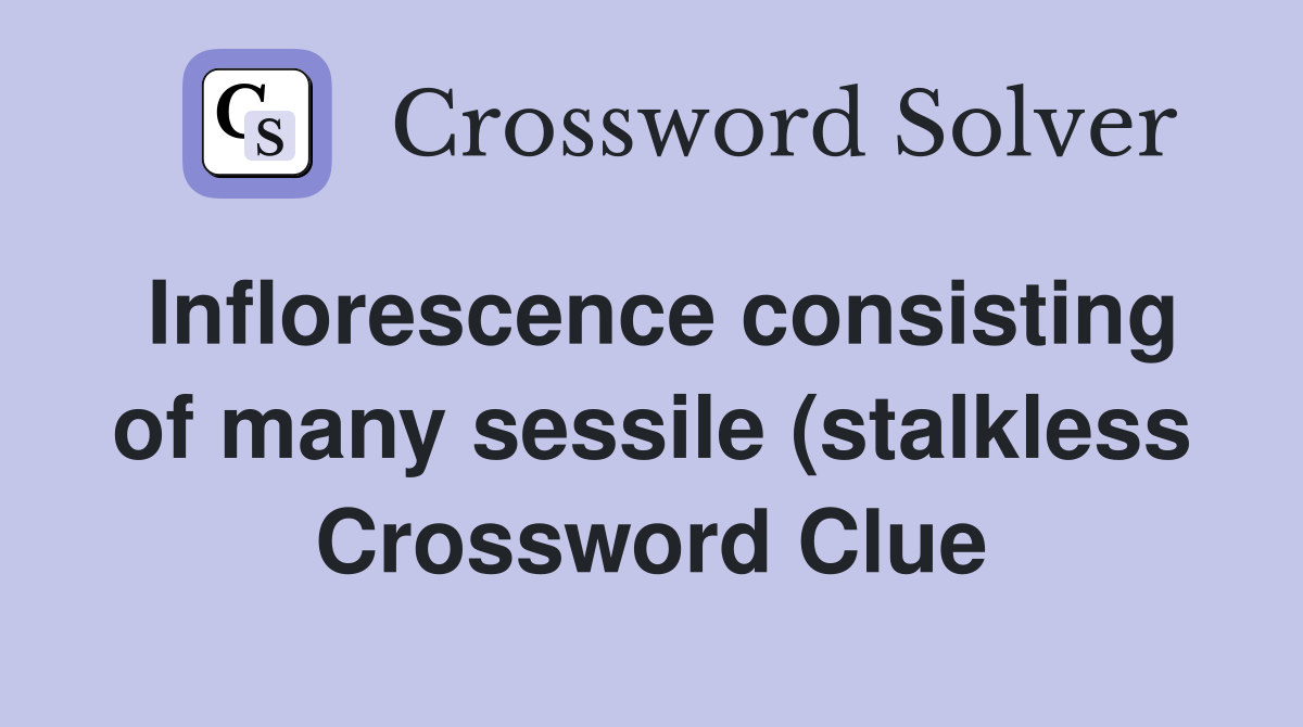 Inflorescence consisting of many sessile (stalkless) flowers borne by a Inflorescence consisting of many sessile (stalkless) flowers borne by a