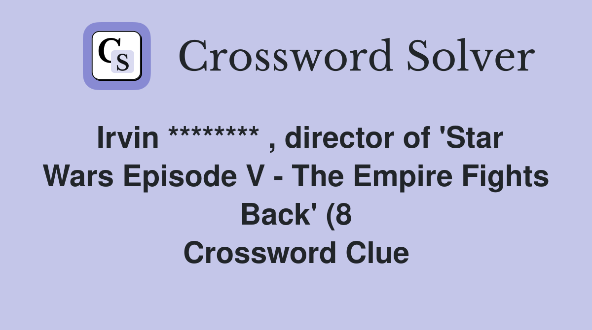 Irvin ******** director of #39 Star Wars Episode V The Empire Fights Irvin ******** director of #39 Star Wars Episode V The Empire Fights