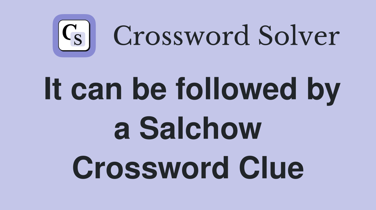 It can be followed by a Salchow Crossword Clue